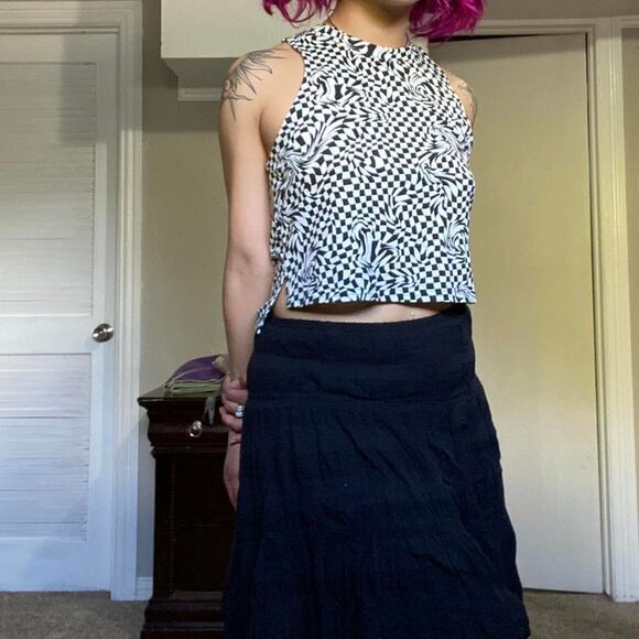 SO trippy checkered top - Picture 6 of 6